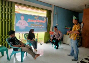 Polsek Bunut Gelar Jumat Curhat, Himbau Warga Cegah Narkoba dan Judi Online