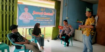 Polsek Bunut Gelar Jumat Curhat, Himbau Warga Cegah Narkoba dan Judi Online