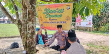 Polsek Pangkalan Lesung Gelar Jumat Curhat, Bahas Keamanan dan Pencurian Sawit