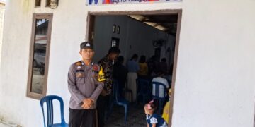 Polsek Langgam Gelar Ibadah Minggu Kasih, Personel dan Jemaat Bahas Pesan Kamtibmas