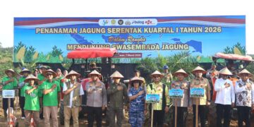 Kapolda Riau Pimpin Zoom Meetings Tanam Jagung Serentak Dukung Swasembada Pangan 2026 di Pelalawan