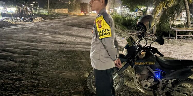 Patroli Subuh Ramadhan, Polsek Langgam Antisipasi Balap Liar di Jalan Koridor RAPP