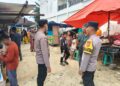 Polsek Kerumutan Amankan Pasar Ramadhan Sebelum Berbuka Puasa