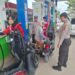 Patroli Polisi di Pusat Keramaian dan SPBU Pangkalan Kerinci Berlangsung Kondusif