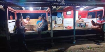 Polsek Kerumutan Sambangi Pos Kamling untuk Tingkatkan Harkamtibmas