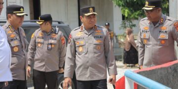 Kapolda Riau Tinjau Kesiapan Jembatan Merah Putih Menuju Peresmian Kapolri