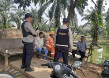 Personel Polsek Ukui Laksanakan Patroli dan Himbauan Karhutla kepada Masyarakat