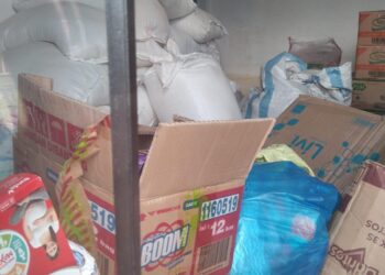 Diduga Disembunyikan, Bantuan Logistik Menumpuk Di Kampung Kalasegi