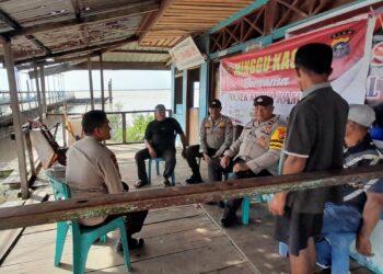 Polsek Kuala Kampar Gelar Minggu Kasih, Bahas Hoaks hingga Kenakalan Remaja