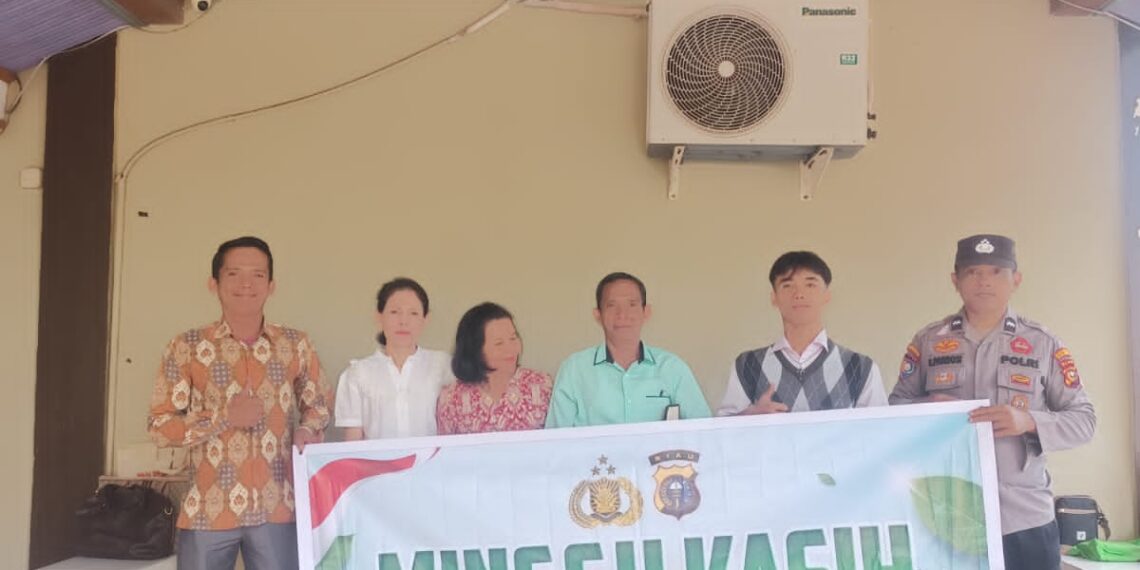 Gelar Ibadah Minggu Kasih, Polisi Ajak Jemaat Waspadai Hoax