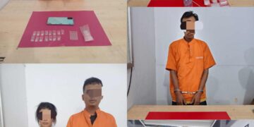 Polsek Kampar Tangkap Enam Pelaku Narkoba Diberbagai TKP