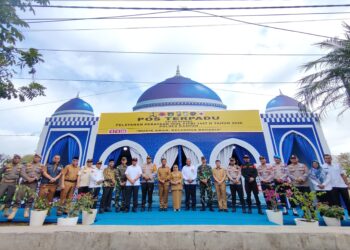 Kapolres Kampar Dampingi Bupati dan Forkopimda Tinjau Pos Terpadu Lebaran, Pastikan “Mudik Aman, Keluarga Bahagia” Terwujud