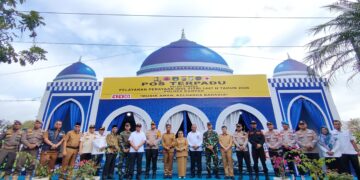 Kapolres Kampar Dampingi Bupati dan Forkopimda Tinjau Pos Terpadu Lebaran, Pastikan “Mudik Aman, Keluarga Bahagia” Terwujud