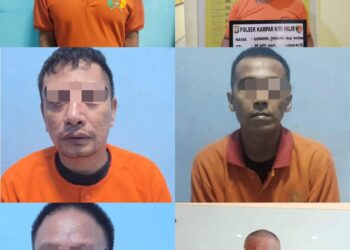 Polsek Kampar Kiri Hilir Tangkap 6 Pelaku Penipuan Bermodus Jual Sepeda Listrik