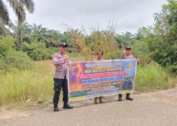 Polsek Pangkalan Lesung Intensifkan Patroli Karhutla dan Edukasi Warga