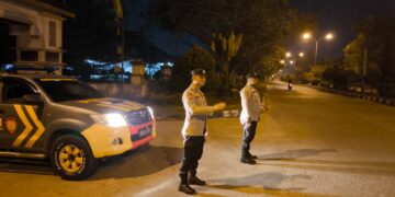 Polsek Pangkalan Kerinci Gelar Patroli Subuh, Cegah Balap Liar dan Gangguan Kamtibmas saat Ramadhan