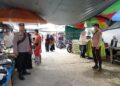 Polsek Teluk Meranti Atur Lalu Lintas di Pasar Ramadhan, Cegah Macet dan Laka