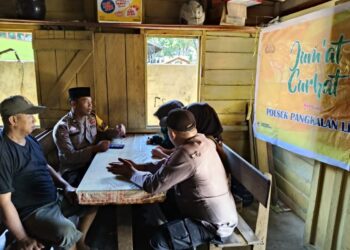 Polsek Pangkalan Lesung Serap Keluhan Warga Lewat Program Jumat Curhat