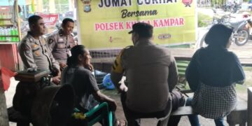 Jumat Curhat Polsek Kuala Kampar, Warga Soroti Karhutla hingga Knalpot Brong