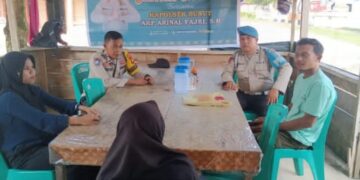 Polsek Bunut Ajak Warga Cegah Narkoba dan Judi Online Lewat Jumat Curhat