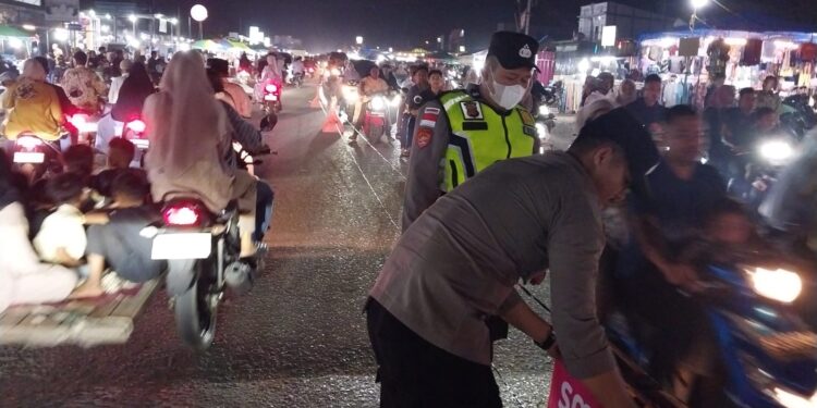 Malam Takbiran Di Simpang Rangkaya Lancar, Kapolsek Ungkap Kunci Sukses Lalu Lintas