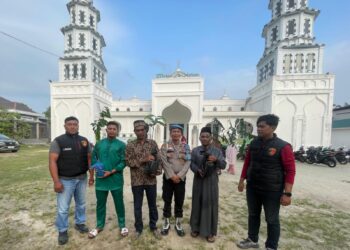 Polsek Teluk Meranti Amankan Salat Idul Fitri di Dua Masjid, Situasi Kondusif