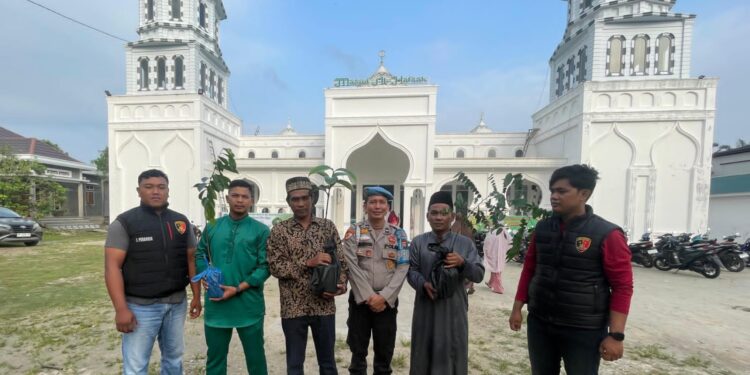Polsek Teluk Meranti Amankan Salat Idul Fitri di Dua Masjid, Situasi Kondusif