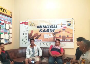Minggu Kasih Polsek Ukui, Warga Soroti Karhutla dan Layanan SKCK