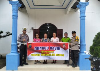Polsek Pangkalan Kuras Sampaikan Pesan Kamtibmas dalam Program Minggu Kasih di Rumah Ibadah