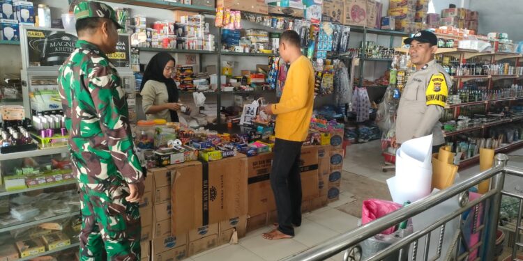 Polsek Langgam Perkuat Sinergitas TNI–Polri melalui Silaturahmi Bersama Koramil 09 Langgam