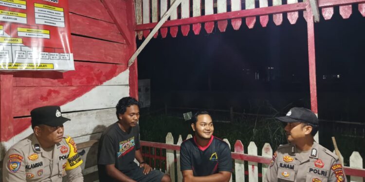 Polisi Cek Pos Kamling, Antisipasi Premanisme hingga Balap Liar