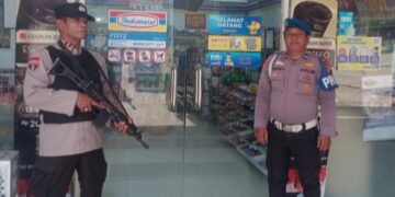 Polsek Ukui Gelar Patroli Obvit, Antisipasi C3 di Sejumlah Titik Strategis