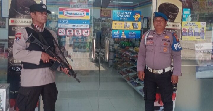 Polsek Ukui Gelar Patroli Obvit, Antisipasi C3 di Sejumlah Titik Strategis