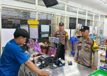 Polsek Kerumutan Gelar Patroli Rutin Malam Cegah Kejahatan C3 dan Balap Liar