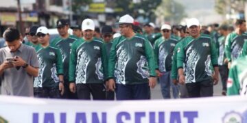 Jalan Santai Sehat Dan Pengantaran Mahasiswa KKN IAIN Takengon 2026 