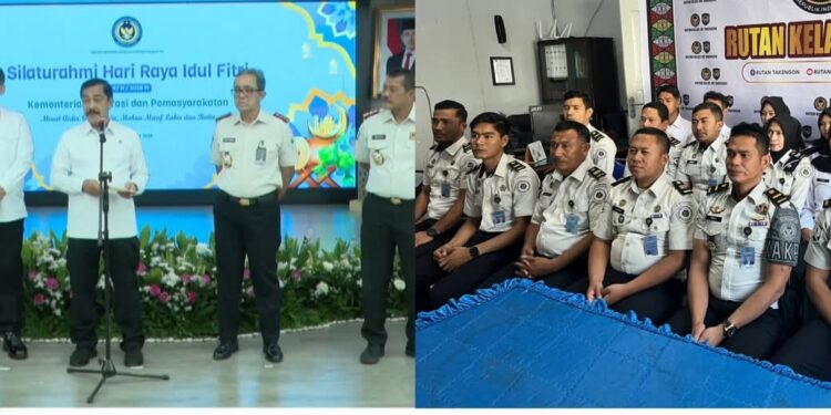 Rajut Kebersamaan, Rutan Takengon Ikuti Silaturahmi Virtual Bersama Menteri Imipas RI