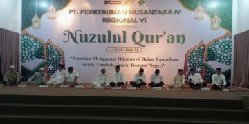 Peringati Malam Nuzulul Quran, PTPN IV Regional VI Menyantuni Seratus Anak Yatim