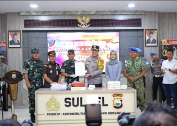 Polda Sulsel Musnahkan Barang Bukti Narkotika Jenis Kokain Bruto 25 Kg