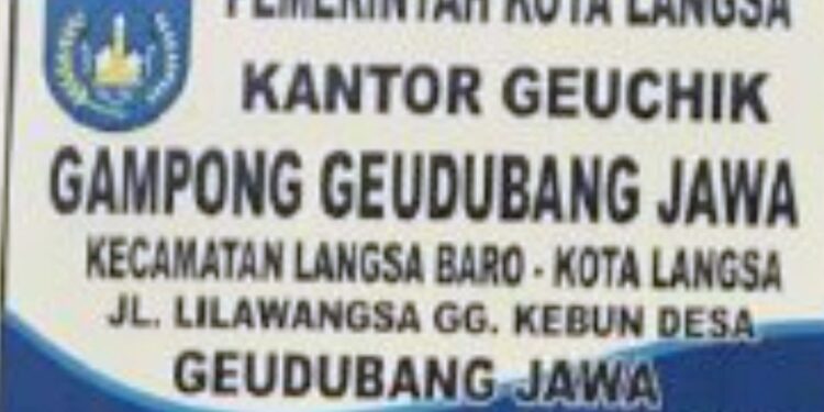 Pj Geuchik Gampong Geudubang Jawa: Kisruh Warga Terjadi Karena Miskomunikasi