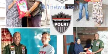 Ramadhan Peduli ! FAJU Nusantara DPW Riau Salurkan Bantuan Beras ke Rumah Warga