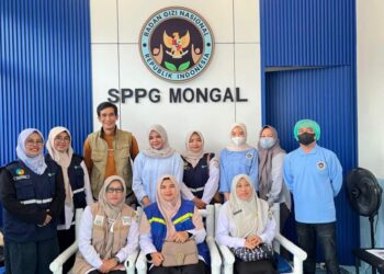Kunjungan Inspeksi Kesehatan Lingkungan Di SPPG Mongal Restu Ibu