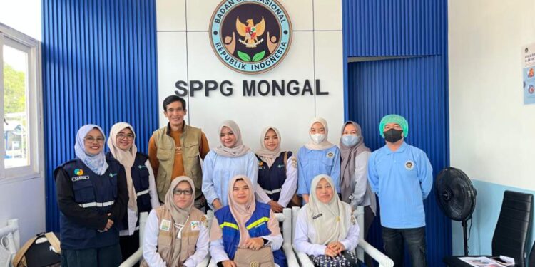 Kunjungan Inspeksi Kesehatan Lingkungan Di SPPG Mongal Restu Ibu