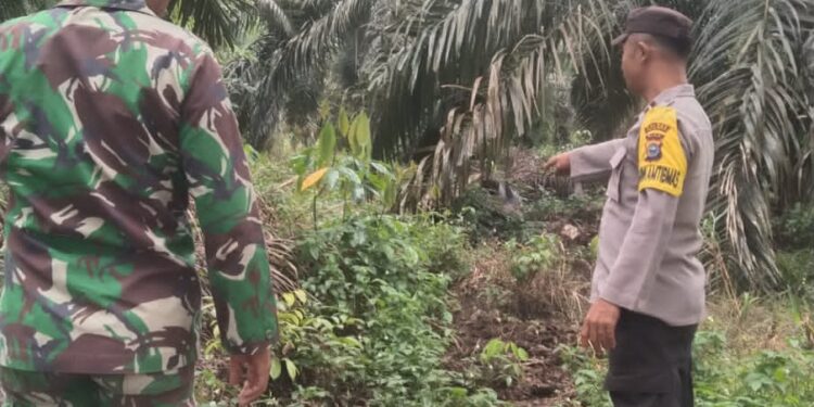 Polsek Langgam dan TNI Perkuat Sinergitas Jaga Kamtibmas di Pelalawan