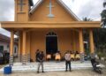 Polsek Kerumutan Amankan Tiga Gereja Saat Ibadah Jumat Agung di Pelalawan
