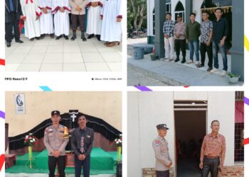 Pastikan Berjalan Khidmat, Polisi di Bunut Pantau Pengamanan Ibadah Jumat Agung