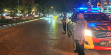 Patroli Blue Light Polsek Pangkalan Kerinci, Situasi Kamtibmas Aman dan Kondusif