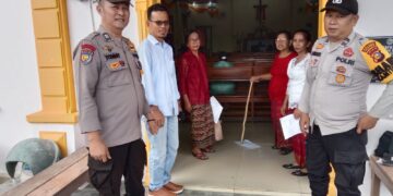 Polsek Ukui Amankan Ibadah Paskah, Situasi Kondusif dan Terkendali
