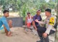 Polsek Bunut Sambangi Warga untuk Jaga Kondusifitas