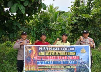 Polisi di Pangkalan Lesung Intensifkan Patroli dan Sosialisasi Karhuta
