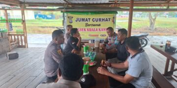 Jumat Curhat Polsek Kuala Kampar, Warga Soroti Karhutla hingga Knalpot Brong